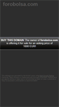 Mobile Screenshot of forobolsa.com