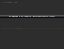 Tablet Screenshot of forobolsa.com